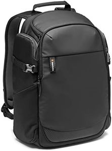 Manfrotto MB MA2-BP-BFR Advanced Befree Camera Backpack, Fits 15 Inch Laptop, Rear Access, Expandable Side Pocket for Travel Tripod, for DSLR/Mirrorrless/CSC/Drone and Standard Lenses - Black