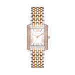 Michael Kors Stainless Steel Analog White Dial Women's Watch-Mk4744, Band Color-Multicolor