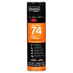 3M Foam Fast 74 Spray Adhesive Clear, (Net Fill: 16.9 fl Ounce)(Pack of 1)