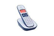 Beetel X73N Cordless 2.4Ghz Cordless Landline Phone with Caller ID Display, 2-Way Speaker Phone with Volume Controls, Auto Answer, Alarm Function, Stylish Design (Blue/White)(X73N)