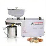 Sprayman SH-400 Cold Press Oil Machine 400W Stainless Steel Oil Extractor for Groundnut Sesame Mustard Soybean Coconut Sunflower Oil Making at Home Commercial Kitchen and Small Business