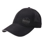 Ergodyne Standard Performance Cooling Baseball Hat, Black