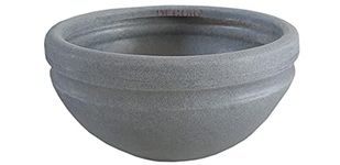 ENGRAFT SAPLINGS DECORA Opal Round Planter (Stone Grey)(Large)(Tcb 60)(Without Drainage Hole)||Pots For Plants||High Grade Polymer||Lightweight||Indoor-Outdoor||Non-Breakable||Non-Fading||Recyclable