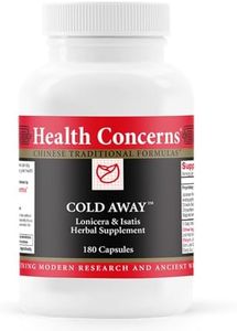 Health Concerns Cold Away - Immune Support Supplement - Chinese Medicine Capsules for Immunity & Cold Prevention - Dong Quai, Chinese Skullcap & Andrographis - Cold Remedy for Adults - 180 Capsules