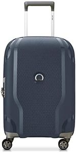 DELSEY Paris Clavel Hardside Expandable Luggage with Spinner Wheels, Blue Jean, Carry-On 19 Inch