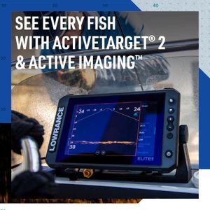 Lowrance Elite FS 9 Fish Finder – 9" Display, Sonar GPS Combo