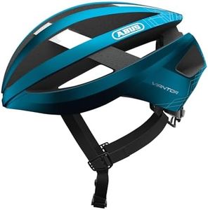 ABUS Viantor Racing Bike Helmet - Sporty Bicycle Helmet for Beginners - for Women and Men - Blue, Size M