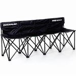 QUICKPLAY PRO Portable Folding Bench Range 2, 4, 6, 9 Seats & 6 Seat Bench Shelter | Fast Set-Up Heavy Duty Bench