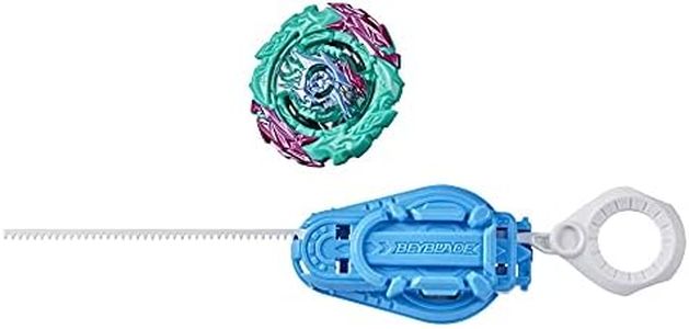 Beyblade Burst Surge, Starter Pack avec toupie de compétition Speedstorm World Evo Helios H6 et Lanceur