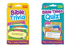 Christian Religious Flash Cards Set - Bible Trivia & Bible Times Quiz - Activities Included