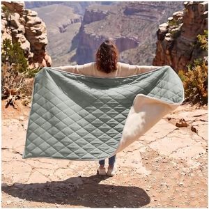 Heated Blanket Battery Operated,Portable Heated Throw Shawl Poncho