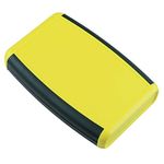 Hammond 1553BYLBK Soft Side Ergonomic Handheld Yellow Instrument Enclosure 117 x 79 x 24mm