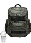 Oakley Men's 30L Enduro 3.0 Big Brush Tiger Camo Green Backpack for Hiking Backpacking Camping Traveling + BUNDLE with Designer iWear Collapsible Water Bottle with Carabiner