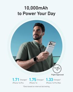 Anker MagGo 10000mAh MagSafe Power Bank – Portable Wireless Charger