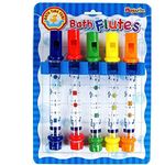 Playwrite Bath Flutes - Children's Bath Toys, Pack of 5 in Mixed Colours