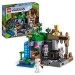 LEGO Minecraft The Skeleton Dungeon Set, Construction Toy for Kids with Caves, Mobs and Figures with Crossbow Accessories 21189