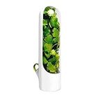 U-Vathing Herb Saver Fresh Keeper, Herb Fridge Storage Container Vegetable Preservation Bottle Vanilla Keep-Fresh Kitchen Storage Cup for Storage Cilantro,Mint,Parsley,Asparagus,Keeps Greens Fresh