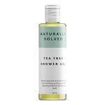 Tea Tree shower Gel (200ml) by Naturally Solved. Anti Fungal Shower Gel & Body wash. 100% Natural formula for Fungus, Jock Itch, Thrush, Acne & Athletes Foot