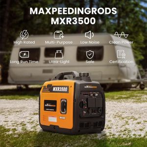 maXpeedingrods 3300W Inverter Generator – Portable Quiet Power
