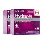 HydraLyte Electrolyte Powder, Berry Flavoured Hydration Powder - Flat, Accelerates Fluid and Electrolytes, Great For All Ages, Oral Rehydration Solution - 20 Count (Twin Pack)