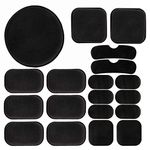 PAXLamb Universal Airsoft Helmet Pads 19pcs/Set Tactical Helmet Replacement EVA Foam Motorcycle Padding Kits Bicycle Bike Accessories Mats for Fast Mich CS ACH FMA USMC PASGT (Black)