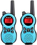 Retevis RT38 Walkie Talkies for Kids,Kids Toys for 6-12 Year Old Boy Girl,Mini Size USB Port,Long Range FRS Radio,Camping Hiking Outdoor(Blue 1 Pair)