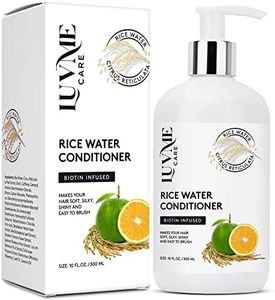 Svvimer Rice Water Hair Growth Conditioner 10 Fl Oz with Biotin, Rice Water for Hair Growth, Improve Strength, Volume, and Shine, Deep Conditioning for Dry, Frizzy, or Curly Strands