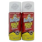 Bengal Roach Spray, Odorless Stain-Free Dry Spray, 2-Count, 9 Oz. Aerosol Cans