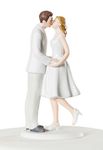 Funny Adorable "Leg Pop" Wedding Bride and Groom Cake Topper