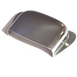 Bass guitar bridge cover in chrome