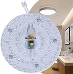 OLYMSTAR 24W LED Ceiling Fan Light Kit Light Board Panel for Flush Mount Light,Retrofit LED Light Engine, 6000K Natural White