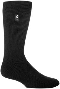 HEAT HOLDERS Men's Warm Winter Thermal Socks | Style: ORIGINAL | 1 Pair | Winter Warmth | TOG of 2.34 | Black (Men's Size AUS-UK 6-11 US 7-12)