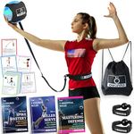 OVANTO Volleyball Training Equipment Aid – Solo Adjustable Volleyball Equipment in 4 Styles to Serve, Spike, Set and Pass Like a Pro - Gift for Beginners & Experts