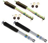 NEW BILSTEIN FRONT & REAR SHOCKS FOR 97-06 JEEP WRANGLER TJ WITH 2.5" TO 3.5" LIFT, 5100 SERIES SHOCK ABSORBERS, SE SAHARA SPORT X RUBICON UNLIMITED 1997 1998 1999 2000 2001 2002 2003 2004 2005 2006