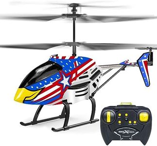 Remote Control Helicopter, Rc Helicopter Toys for Boys Age 6 7 8 9 10+ Year Old Birthday Gifts, Flying Toys 2.4GHz 3.5 Channel Remote Helicopter with Gyro & LED Light for Beginner Kids Adults Indoor