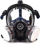 ST-S100-3 Full Face Paint Respirator Gas Chemical Dustproof Mask，Double Air Filter, Eye Protection, Respiratory Protection，Organic Vapor Respirator