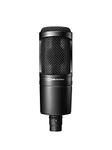 Audio-Technica AT2020 Cardioid Condenser Studio XLR Microphone, Ideal for Project/Home Studio Applications