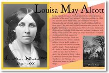 Louisa May Alcott - NEW Famous Author Poster