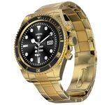 Fire-Boltt Avalanche Luxury Watch, Bluetooth Calling Smart Watch with 1.28” HD Display, 2 Button Pushers, Voice Assistance, Multiple Sports Modes, Health Suite, IP67 Resistance (Gold Black)