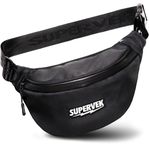 SUPERVEK Waist Bag for Man Women - Cross Body Shoulder Bag for Men - Small Side Bag for Men with Waterproof Zipper - Travel Hiking Hip Fanny Pack - Stylish Mini Chest Bag Pouch for Daily Use
