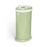 Ubbi Stainless Steel Diaper Pail, Odor Locking, No Special Bag Required, Award-Winning, Registry Must-Have, Lily Pad (Matte)
