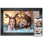 FRAMEO WiFi Digital Photo Frame 10.1 inch with 32GB Internal Storage Smart Digital Photo Frame with IPS Touch Screen 1280x800 Digital Picture Frame Share Photos or Videos Instantly via Frameo APP