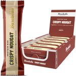 Barebells Protein Bars | 20g protein low carb chocolate bars | after workout low calorie snacks 12 x 55g (Crispy Nougat)