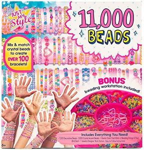 Just My Style 11, 000 Beads Bracelet Making Kit by Horizon Group USA