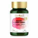 GinSen Blood Nutrient Blend, Maintain Optimal Energy & Blood Health, Natural Iron Support, 150 Capsules, Vegan Approved, Made in UK