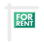 for Rent Signage Sticker, PVC Waterproof Sticker