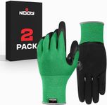 NoCry Gloves for Gardening- Lawn Gloves With Superior Grip and Touchscreen Friendly Tips - Lightweight Garden Gloves For Men and Women, Ideal as Weeding Gloves; Size Medium