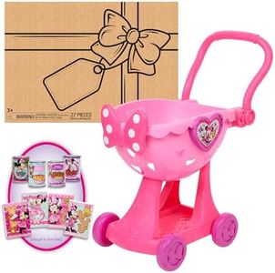Minnie's Happy Helpers Bowtique Shopping Cart, Officially Licensed Kids Toys for Ages 3 Up by Just Play
