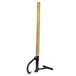 Biltek Steel Timberjack Wood Handle - Log Roller Grabber Cant Hook and Cutting Jack (Cant Hook, Cant Dog, Log Jack, Log Stand, Log Peavey)