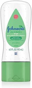 Johnson's Baby Gel Oil with Aloe & Vitamin E, 6.5 Ounces (Pack of 2)